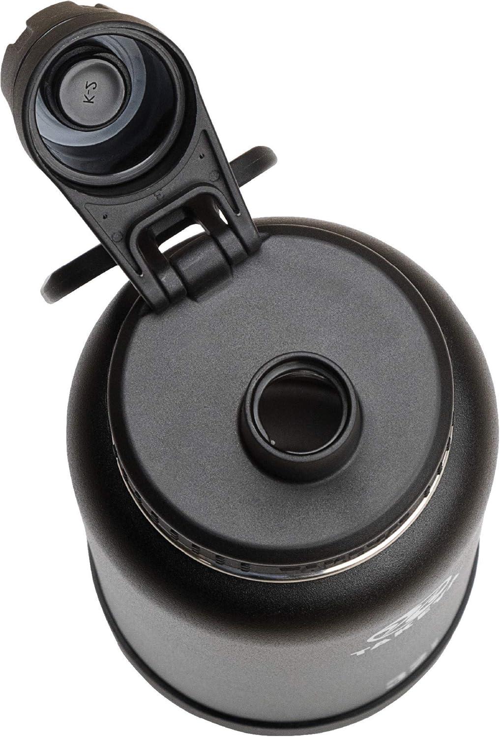 imageTakeya Actives Water Bottle with Spout Lid Bottle with Double Stainless Steel Insulation Dishwasher Safe ampamp BPAFree Bottle with Spout Lid ampamp Removable Bumper 24 oz BluestoneOnyx