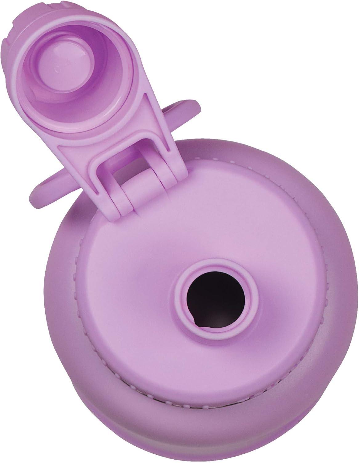 imageTakeya Actives Water Bottle with Spout Lid Bottle with Double Stainless Steel Insulation Dishwasher Safe ampamp BPAFree Bottle with Spout Lid ampamp Removable Bumper 24 oz BluestoneLilac