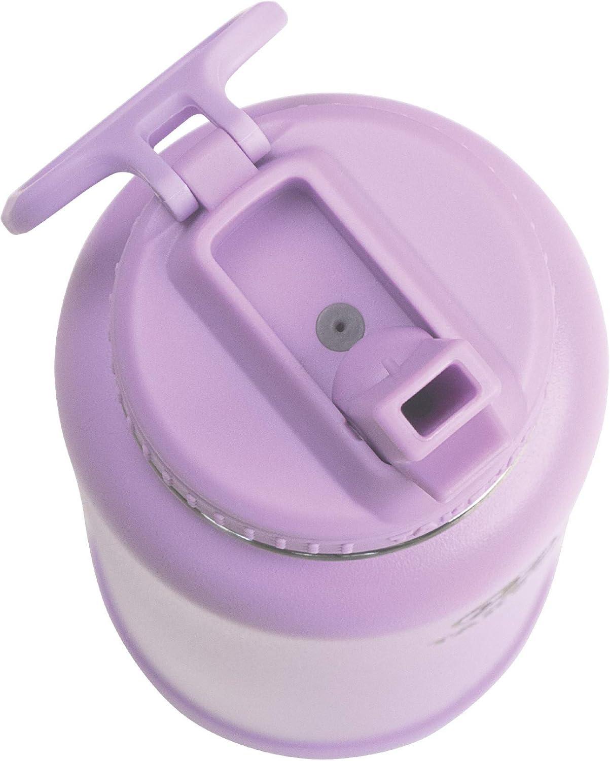 imageTakeya Actives Water Bottle with Spout Lid Bottle with Double Stainless Steel Insulation Dishwasher Safe ampamp BPAFree Bottle with Spout Lid ampamp Removable Bumper 24 oz BluestoneLilac