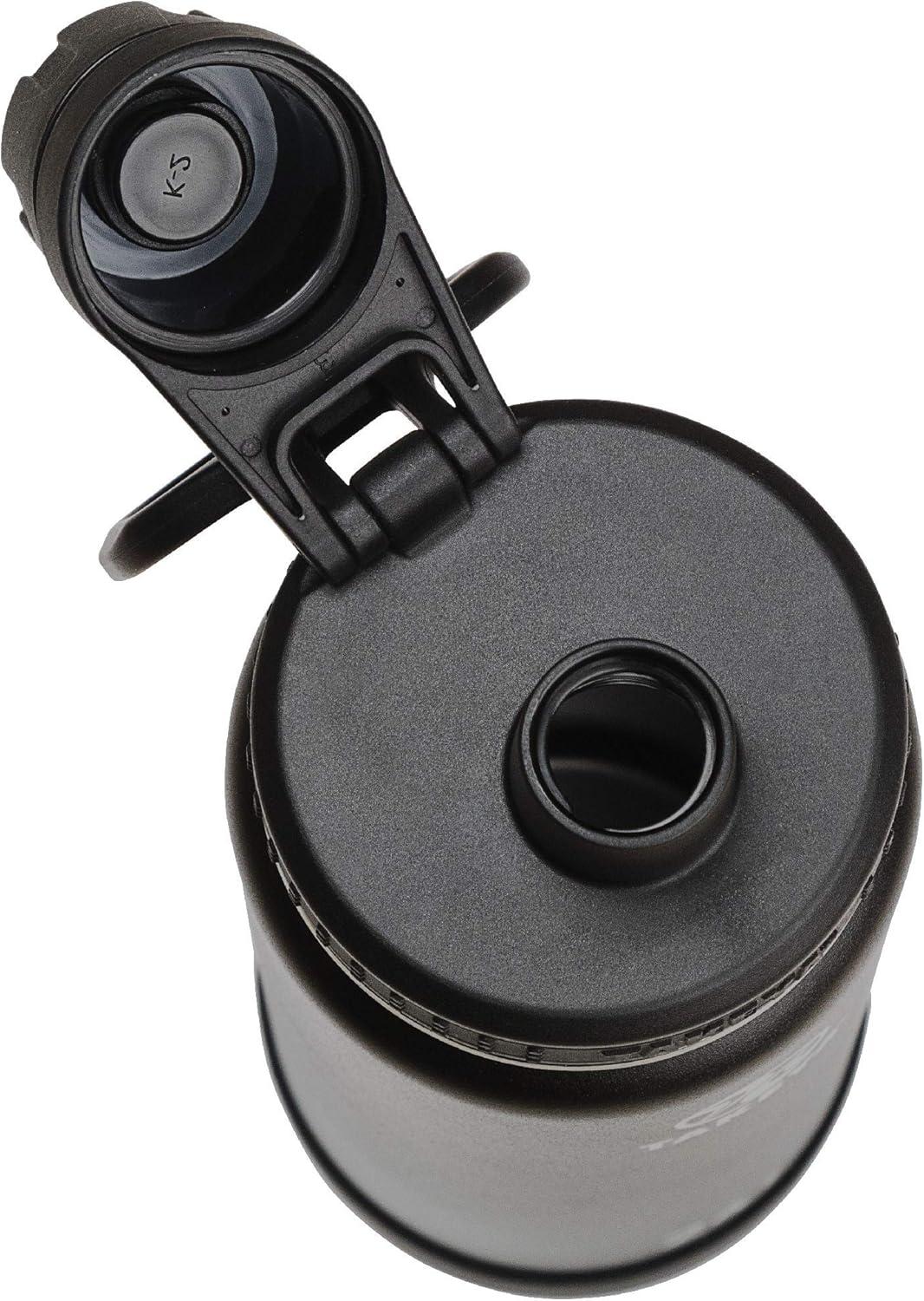 imageTakeya Actives Water Bottle with Spout Lid Bottle with Double Stainless Steel Insulation Dishwasher Safe ampamp BPAFree Bottle with Spout Lid ampamp Removable Bumper 24 oz BluestoneOnyx