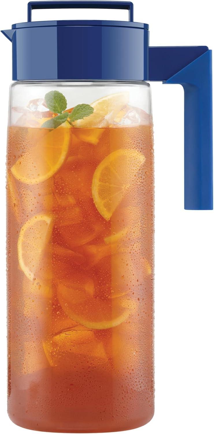 imageTakeya Patented and Airtight Pitcher Made in the USA BPA Free 2 qt BlackBlueberry