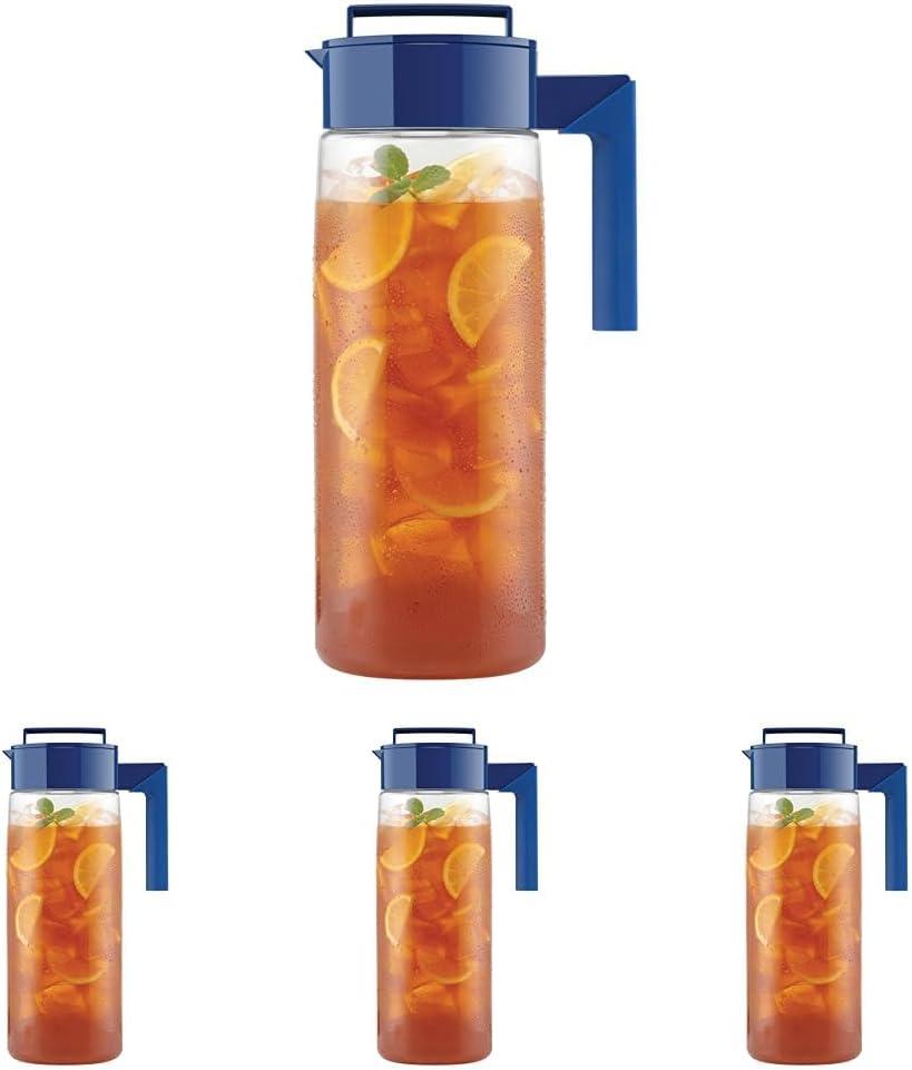 imageTakeya Patented and Airtight Pitcher Made in the USA BPA Free 2 qt BlackBlueberry